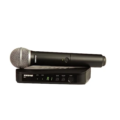 Afbeelding van Shure BLX24E/PG58 Zwart Microfoon voor podiumpresentaties