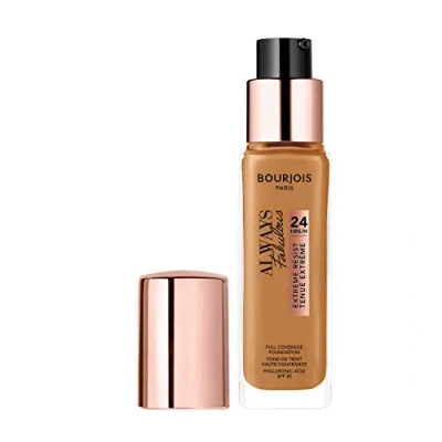 Image de BOURJOIS Fond De Teint Always Fabulous 24h 510 Caramel doré Fini Semi Mat À L&#039;Acide Hyaluronique &amp; Vitamine E Haute Couvrance Longue Tenue SPF20 30ml