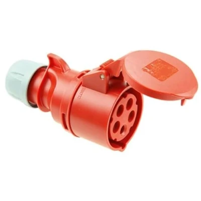 Afbeelding van Krachtstroom Contrastekker Rood 32 Ah/415 Volt 5 Polig