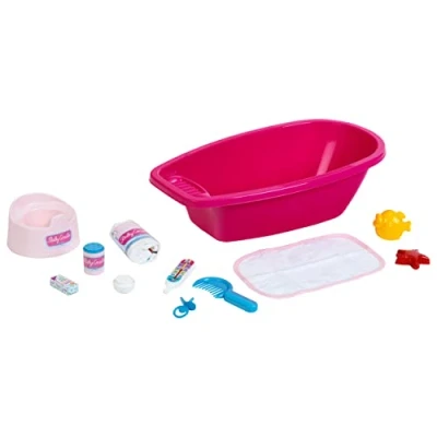 Afbeelding van Theo Klein 1675 Baby Coralie badset, voor poppen tot 35 cm, veel kinderaccessoires, speelgoed kinderen vanaf 3 jaar