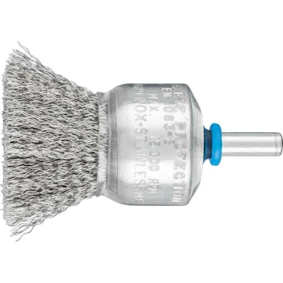 Afbeelding van PFERD PBU 3029/6 INOX 0,20 penseelborstel ongetordeerd Ø 30 mm stift 6 edelstaaldraad 43201007