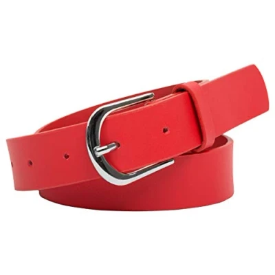 Afbeelding van BlackButterfly Vrouwen Echt 100% Lederen Jeans Riem, Rood