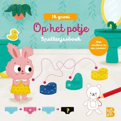 Afbeelding van Ik groei: Op het potje Spelletjesboek