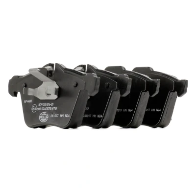 Afbeelding van HELLA 8DB 355 016 291 Remblokkenset Geschikt voor slijtage waarschuwingscontact JAGUAR: XF Saloon, Sportbrake, XJ Saloon