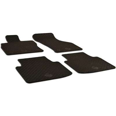 Afbeelding van WALSER 50798 Vloermatset Rubber voor en achter 4 Zwart