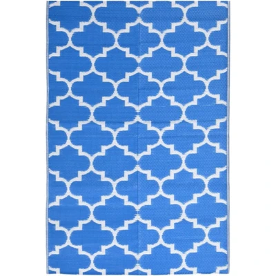 Afbeelding van vidaXL Buitenkleed 120x180 cm polypropeen blauw