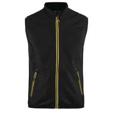 Image de Gilet sans manche noir/jaune fluorescent