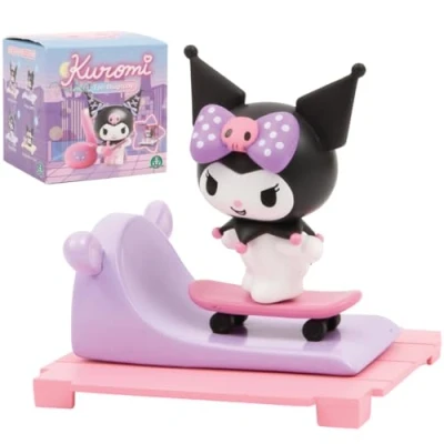 Afbeelding van Hello Kitty, 1 figuur 6,5 cm en accessoires in een transparante doos, serie Fun Rhapsody Kuromi, willekeurig model, voor kinderen vanaf 3 jaar, HKT34