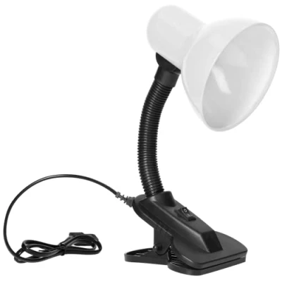 Afbeelding van Virone LATSA Leeslamp E27 met clip 40 W staal en kunststof wit kabellengte 1 m