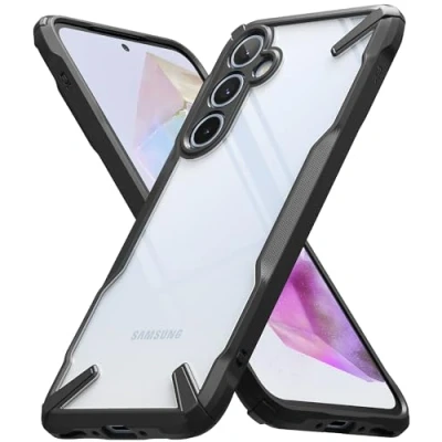 Afbeelding van Ringke Beschermhoes compatibel met Samsung Galaxy A35 5G [Fusion X] Schokbestendige bescherming [militaire verdediging] Krasbestendig Polycarbonaat Robuust Hard TPU Bumper voor