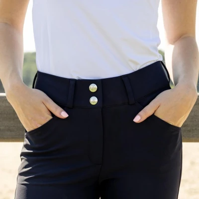 Afbeelding van Kentucky Horsewear Rijbroek Miami Dames Full Grip 4 Way Stretch Navy Maat 42 Slim Fit &amp; Ademend