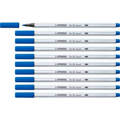 Afbeelding van Brushstift STABILO Pen 568/41 donkerblauw