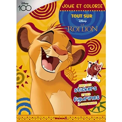 Afbeelding van Disney 100 Tout sur Le Roi Lion: Avec des stickers et figurines à constuire