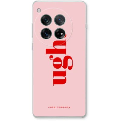 Afbeelding van Case Company® hoesje geschikt voor OnePlus 12r Ugh Soft Cover Telefoonhoesje Bescherming aan alle Kanten en Schermrand