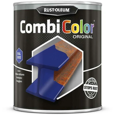 Afbeelding van CombiColor Hoogglans Ultramarijn Blauw RAL 5002 art. nr. 7328 750 ML