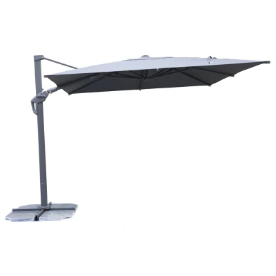 Afbeelding van Bestgarden Parasol King Roma Tuinmeubelen 3x3 m Antraciet
