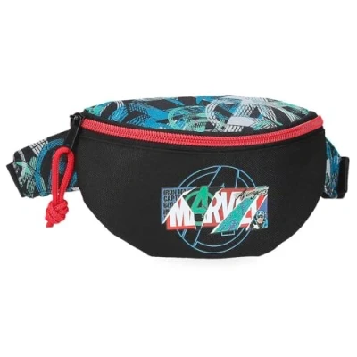 Afbeelding van Joumma Marvel Shield heuptas, zwart, 27 x 11 6,5 cm, polyester, L, zwart., Heuptas