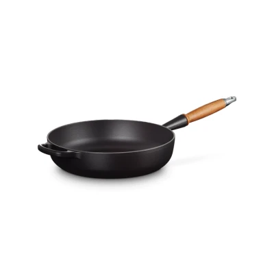 Afbeelding van Le Creuset Gietijzeren Sauteerpan In Mat Zwart 28cm 3,6l