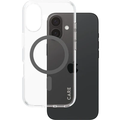 Afbeelding van PanzerGlass Hoesje Geschikt voor iPhone 16 CARE Flagship Case MagSafe Zwart