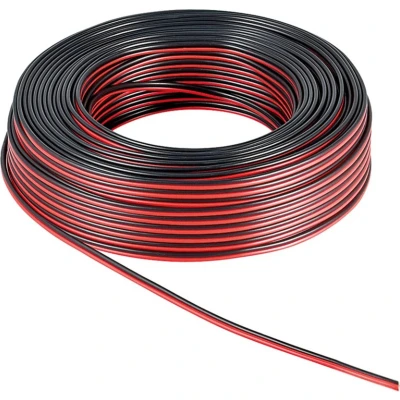 Afbeelding van Luidsprekerkabel CCA 2 x 1,5mm2 Zwart/Rood 100 meter