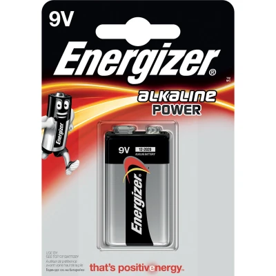 Afbeelding van Energizer Alkaline Batterij 9 V Power 1 Blister
