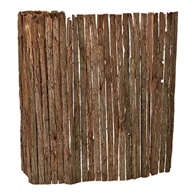 Afbeelding van Boomschorsmat op rol tuinscherm natuurscherm 5x1 m