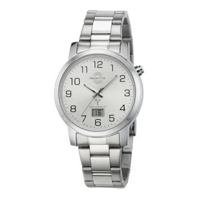Afbeelding van Master Time MTGA 10300 12M Herenhorloge, analoog, digitaal, kwarts, met roestvrijstalen armband, Armband