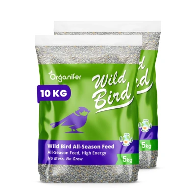 Afbeelding van Organifer Vogelvoer voor Tuinvogels Hoge Energie, No Mess, Zonder Kieming (10 kg)