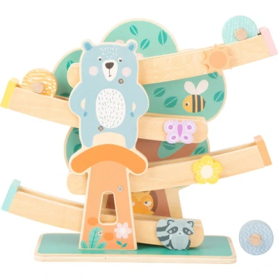 Afbeelding van Small Foot Racebaan in pastelkleuren