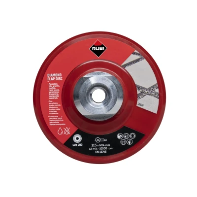 Afbeelding van Rubi Flap Disc 115 mm Korrel 200