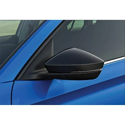 Afbeelding van Skoda 654072530A Zwarte buitenspiegelkappen met spoorwisselassistent