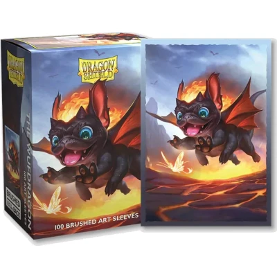 Afbeelding van Dragonshield Box 100 Brushed Art Sleeves: Wufdragon