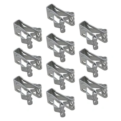 Afbeelding van the Lord of Tools 10 stuks 17 mm metalen bevestigingsclips voor binnenbekleding van voertuigen, auto accessoires montage zijrokken, bumpers, dashboards