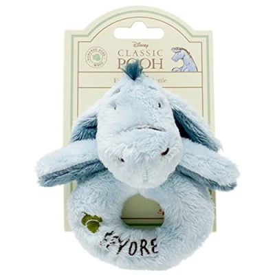 Afbeelding van Disney Pluche Rammelaar Eeyore 13 cm