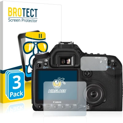 Afbeelding van BROTECT Screenprotector voor Canon EOS 50D Folie Beschermfolie Beschermglas transparant (3 Stuks)