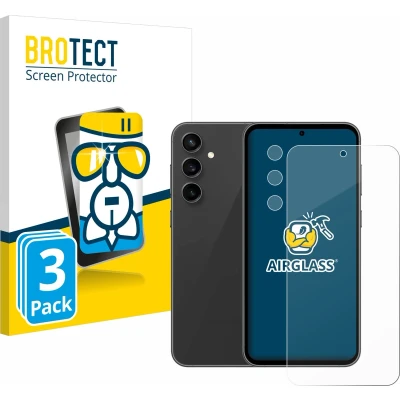 Afbeelding van BROTECT Screenprotector voor Samsung Galaxy S23 FE (Voor+Camera) Folie Beschermfolie Beschermglas transparant (3 Stuks)