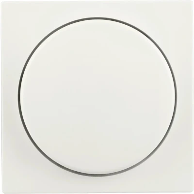 Afbeelding van Centraalplaat ION Industries V1/J1 (Dimmer, Enkelvoudig, Mat wit)