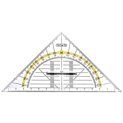 Image de herlitz Equerre géométrique, hypothénuse: 160 mm, avec