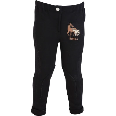 Afbeelding van Horka Rijbroek Minis Kids Jeans Blauw 116