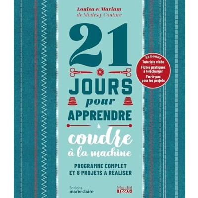 Afbeelding van 21 JOURS POUR APPRENDRE A COUDRE