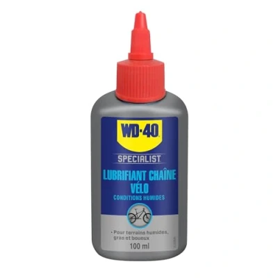Afbeelding van WD 40 SPECIALIST Smeermiddel voor fietsketting, vochtige omstandigheden Buret Vochtafvoer vermindert wrijvingspunten, duurzame smering 100 ml