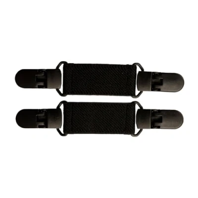 Afbeelding van Olata Elastische clips voor dameskleding, zwart (clips van kunststof)