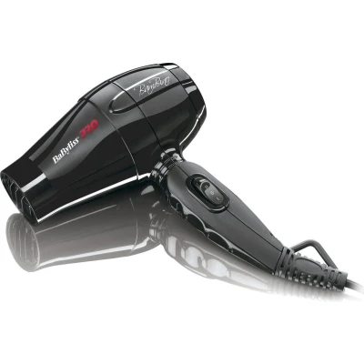 Afbeelding van Babyliss PRO Föhn Bambino zwart 1200W Haibu by Kapperskorting.com