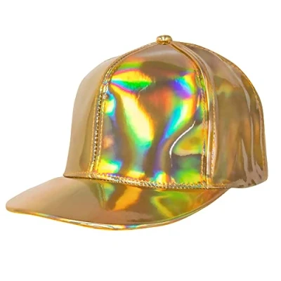 Afbeelding van Boland Pet Holo Goud Verstelbaar Volwassenen Unisex Old School 90&#039;s Festival