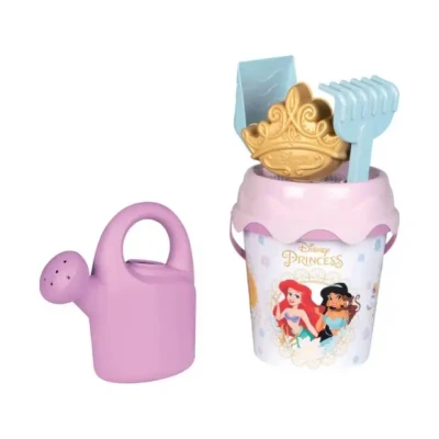 Afbeelding van Smoby Disney prinsessen strandemmer gevuld gieter + zandvorm vanaf 18 maanden 862171