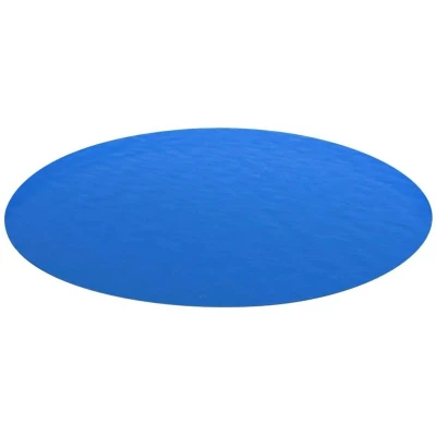 Afbeelding van Zwembadzeil rond 488 cm PE blauw