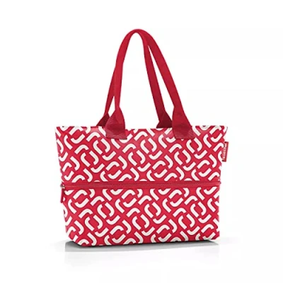 Afbeelding van Reisenthel Shopper E1 Schoudertas 12L Signature Red Rood