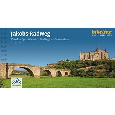 Afbeelding van Radtourenbücher Jakobs Radweg von den Pyrenäen nach Santiago de Compostela