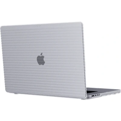 Afbeelding van Tech21 Evo Wave MacBook Pro 16 (2021 &amp; 2023 M3) laptophoes inch cover Transparant Hard case