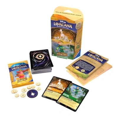 Afbeelding van Disney Lorcana JCC : Les Terres d&#039;Encres Deck de démarrage 101 Dalmatiens / Peter Pan